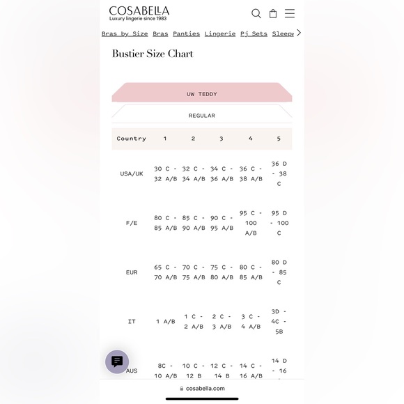 COSABELLA Italy Bustier Blue Lace Underwire Bra Lingerie (36 bust, see chart)NEW - Picture 5 of 10